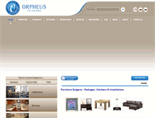 Tablet Screenshot of orpheusinteriors.com